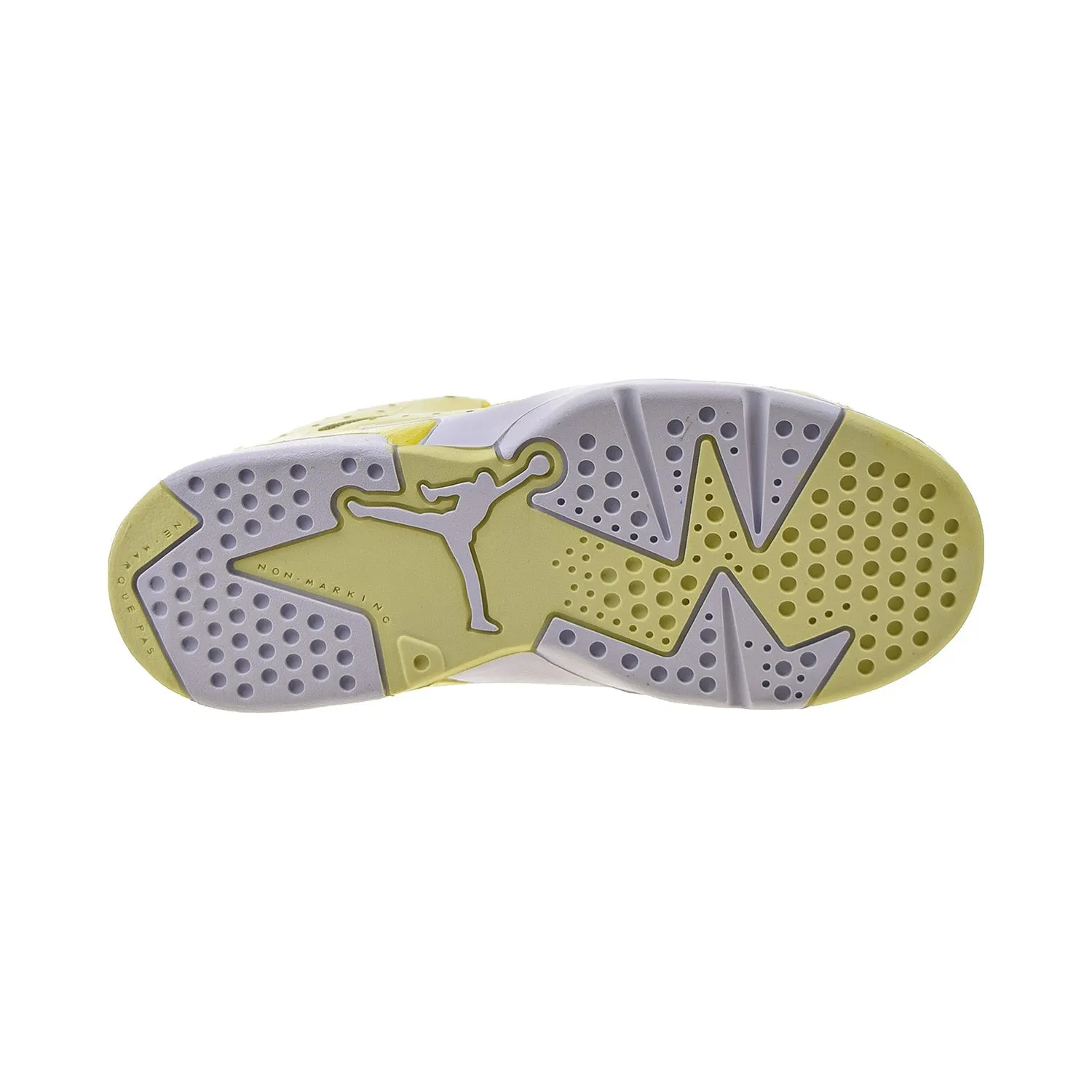 Air Jordan 6 Retro (PS) "Floral" Little Kids' Shoes Citron Tint-Dynamic Yellow