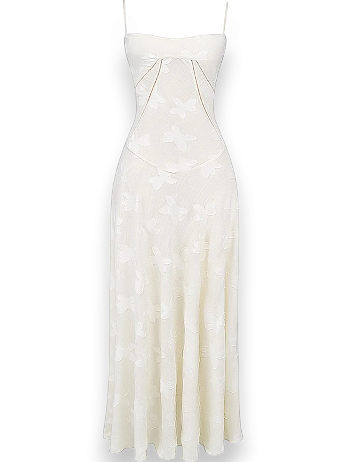 Amara Blossom Green Floral Vintage Gown