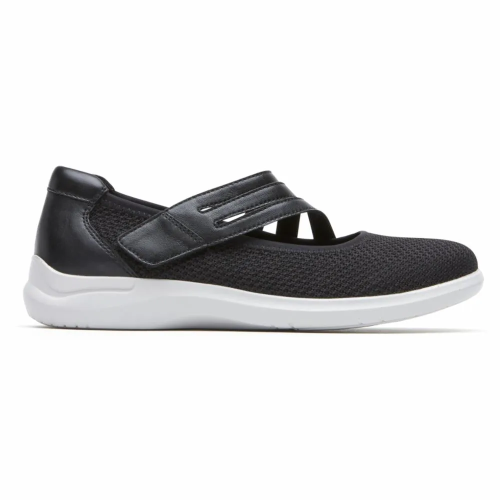 Aravon POWER COMFORT MARYJANE BLACK/KNIT