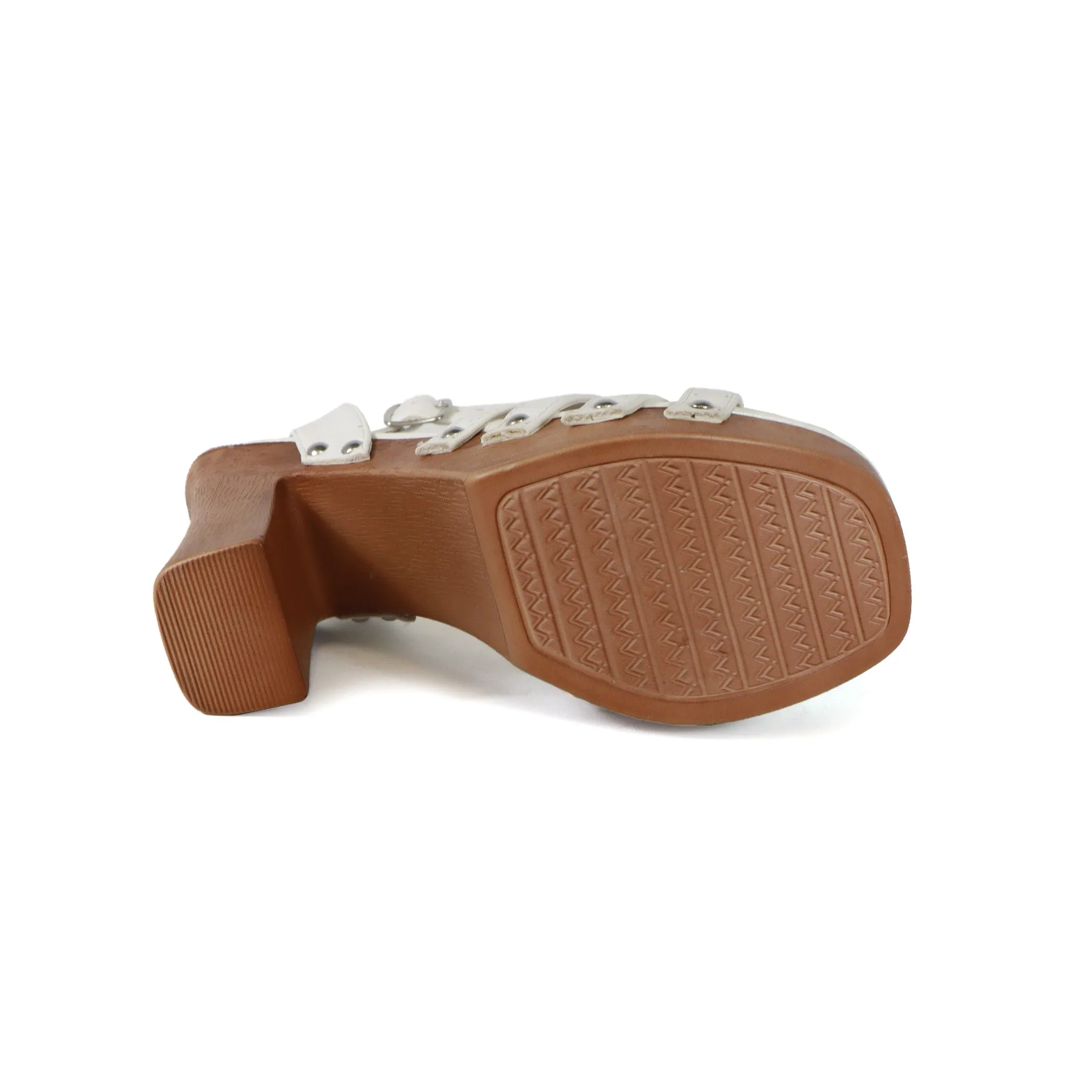 ARLESA-11 Women's Multiple Bow Straps Wood Heel