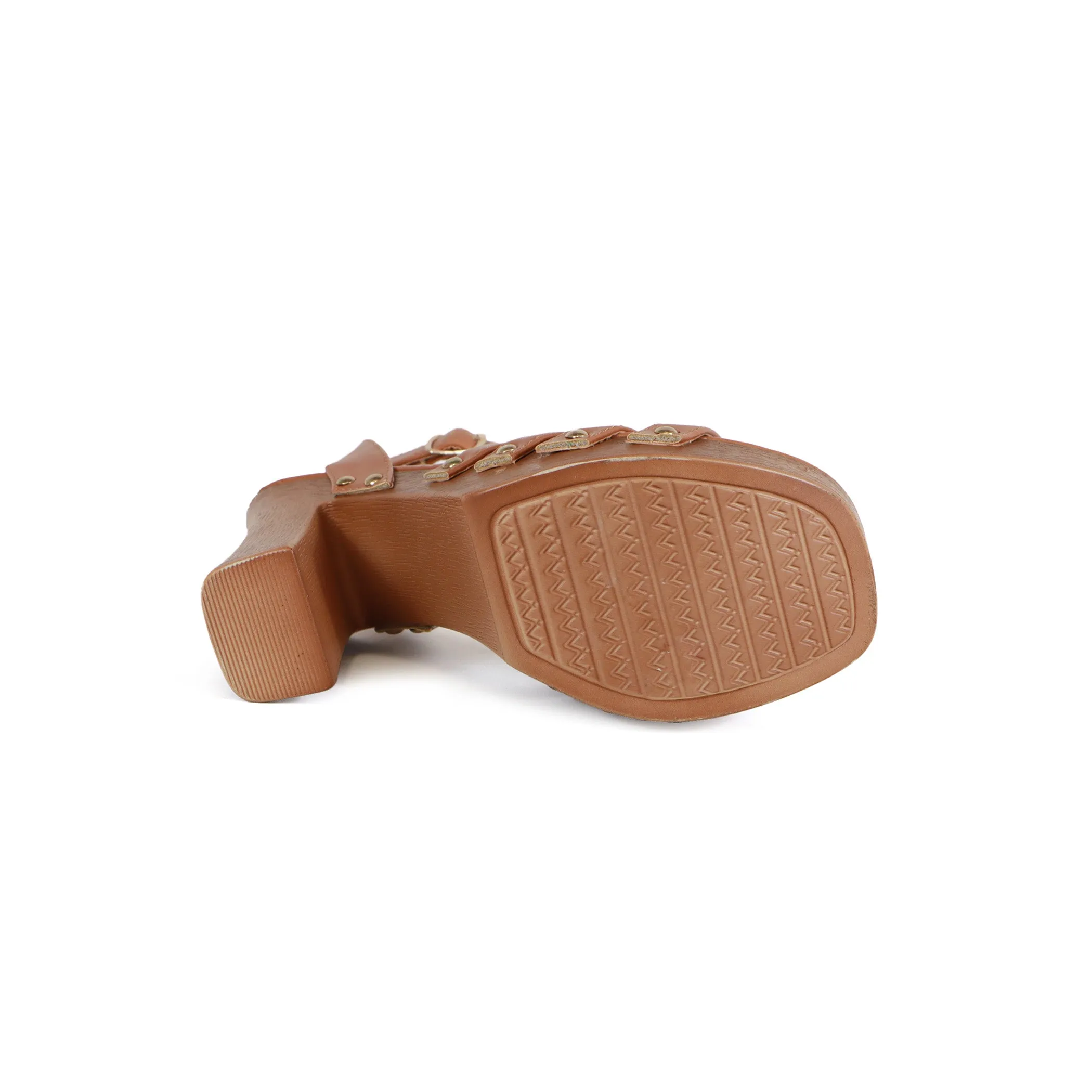 ARLESA-11 Women's Multiple Bow Straps Wood Heel