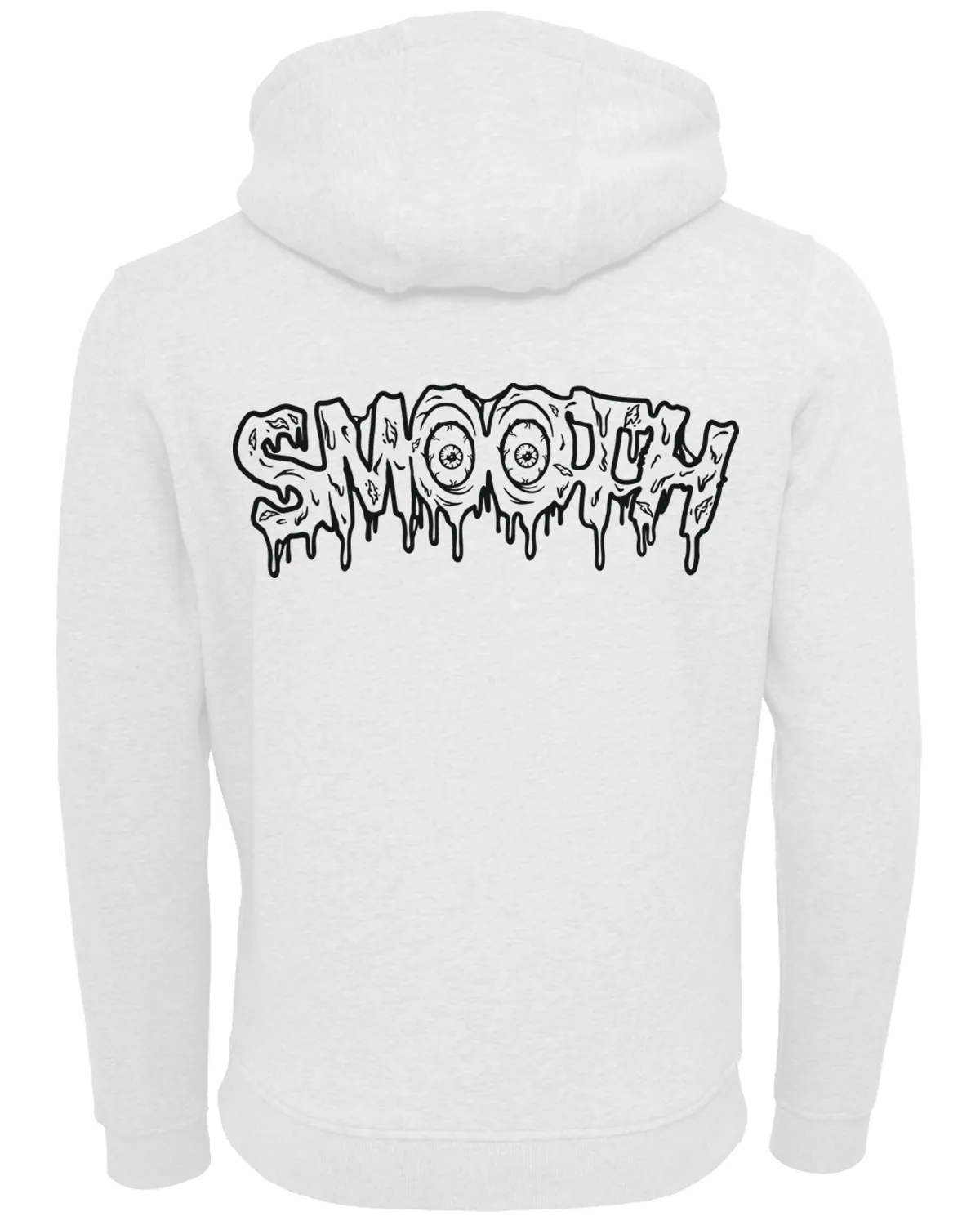 Ash Kids Hoodie / Drip Black Front Back Boys