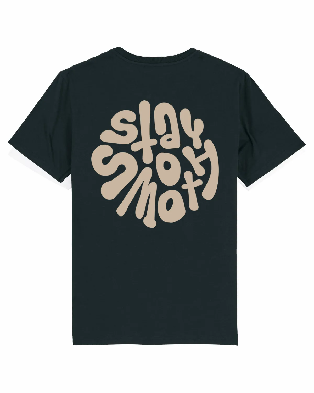 Black Kids T / Stay Smooth Sand Front Back Boys