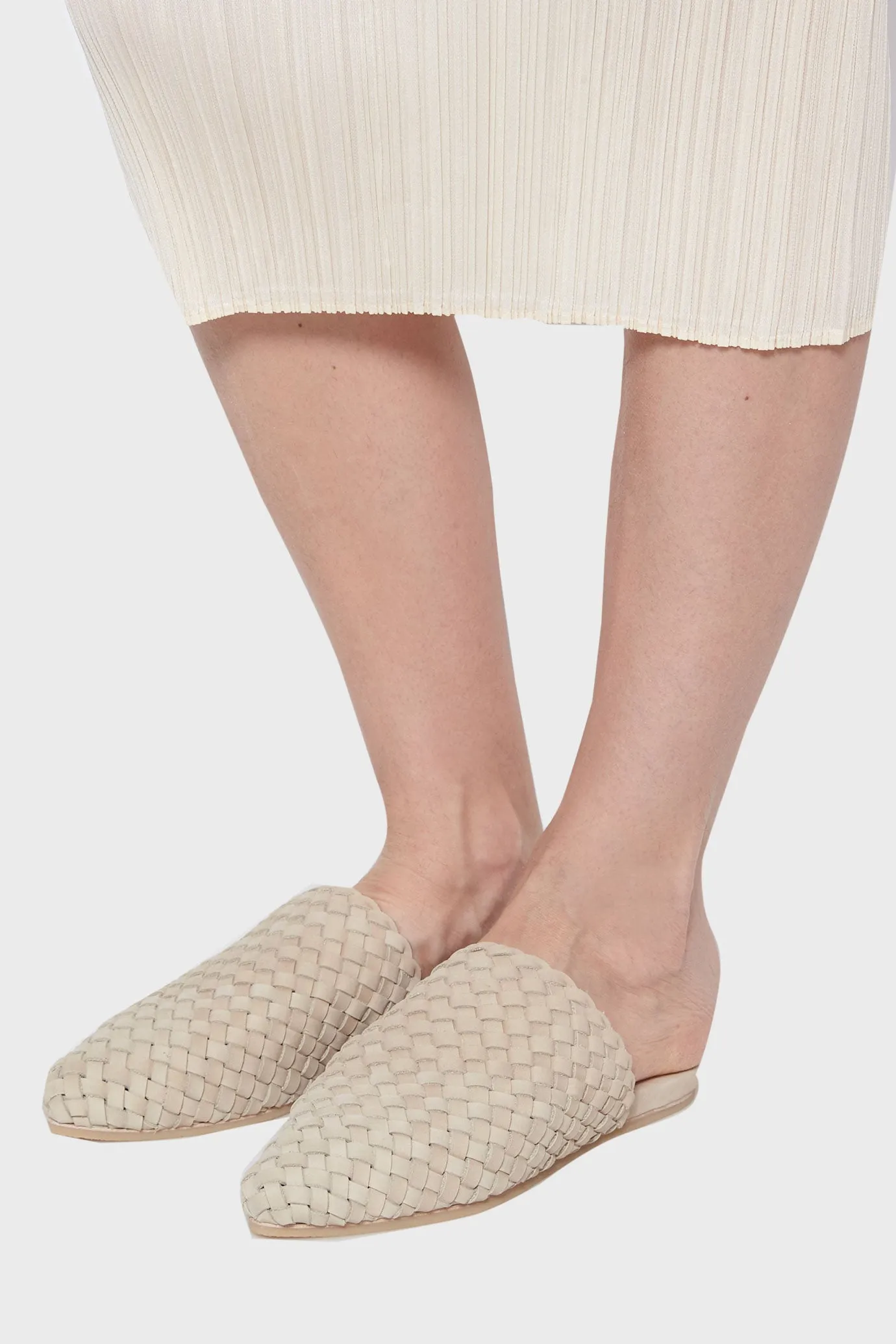 Braided Flat Mules