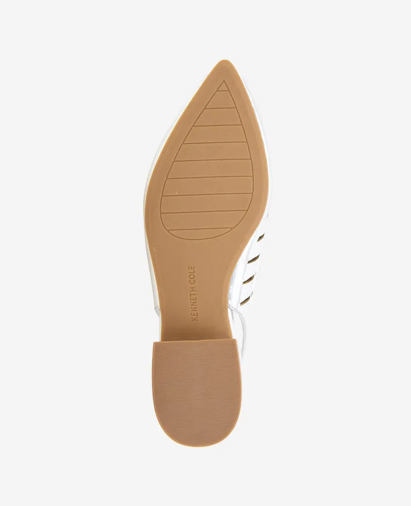 Calabra Metallic Huarache Slingback