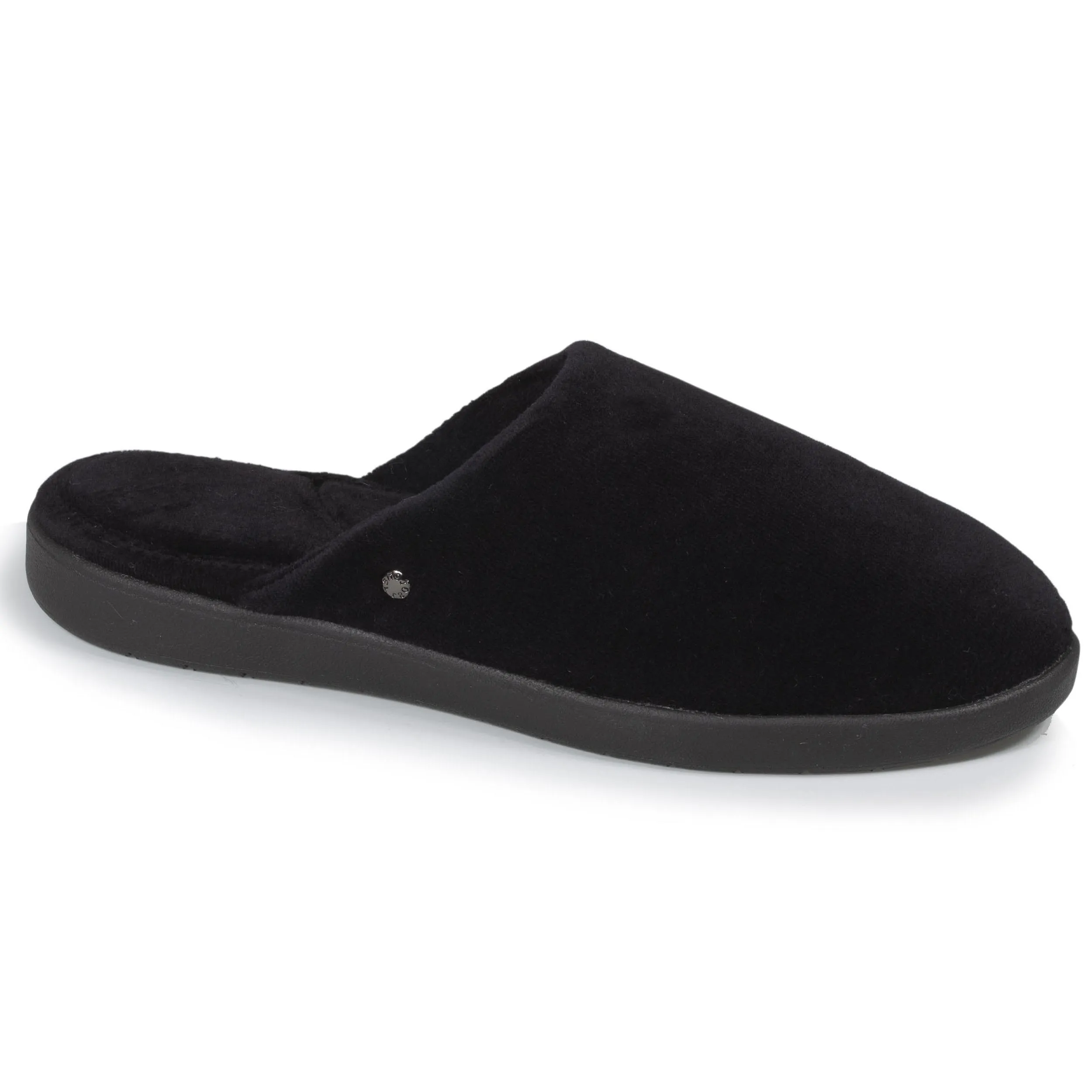 Chaussons mules Femme intemporelles Noir