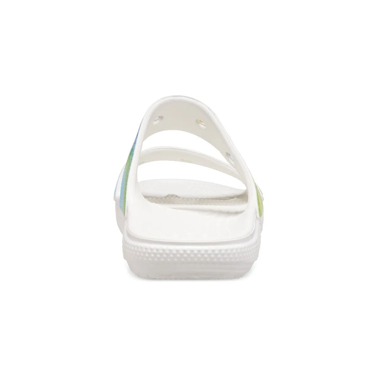 Classic Spray Dye Sandal in White Multi