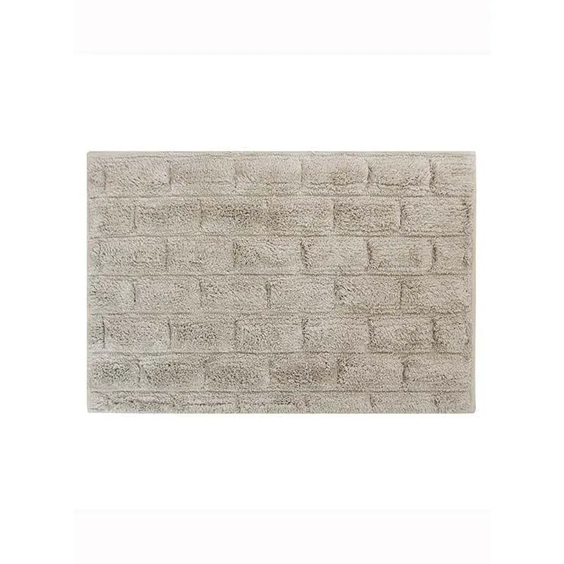 Cobble Stone Tiled Cotton Bathmat