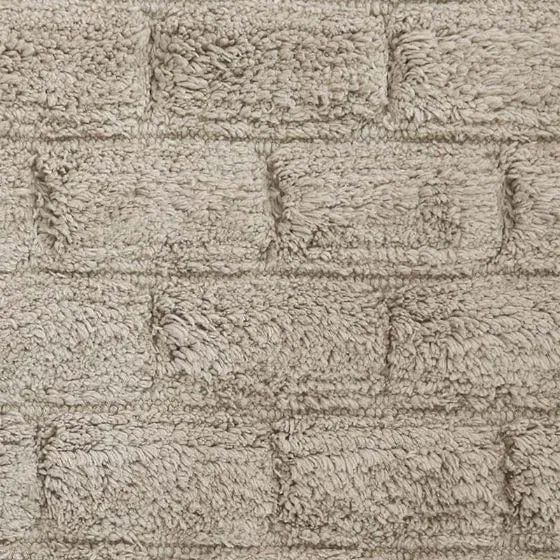 Cobble Stone Tiled Cotton Bathmat