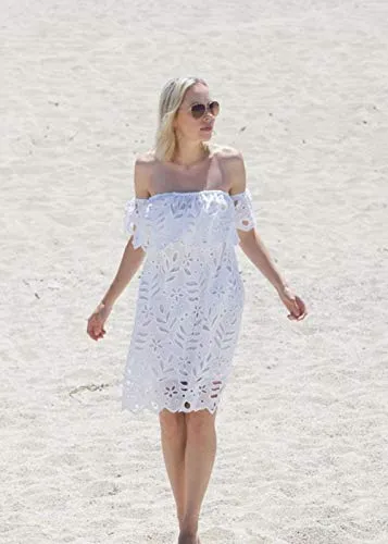Elegant Off Shoulder Vintage Lace Mini Dress
