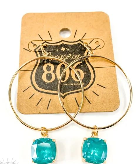 Gold Tone Hoop Earrings