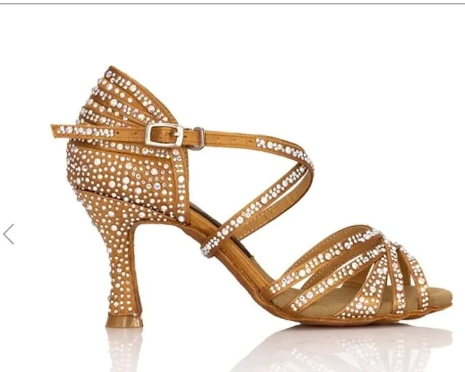 Gwyneth Glamour Ladies Latin Dance Shoes