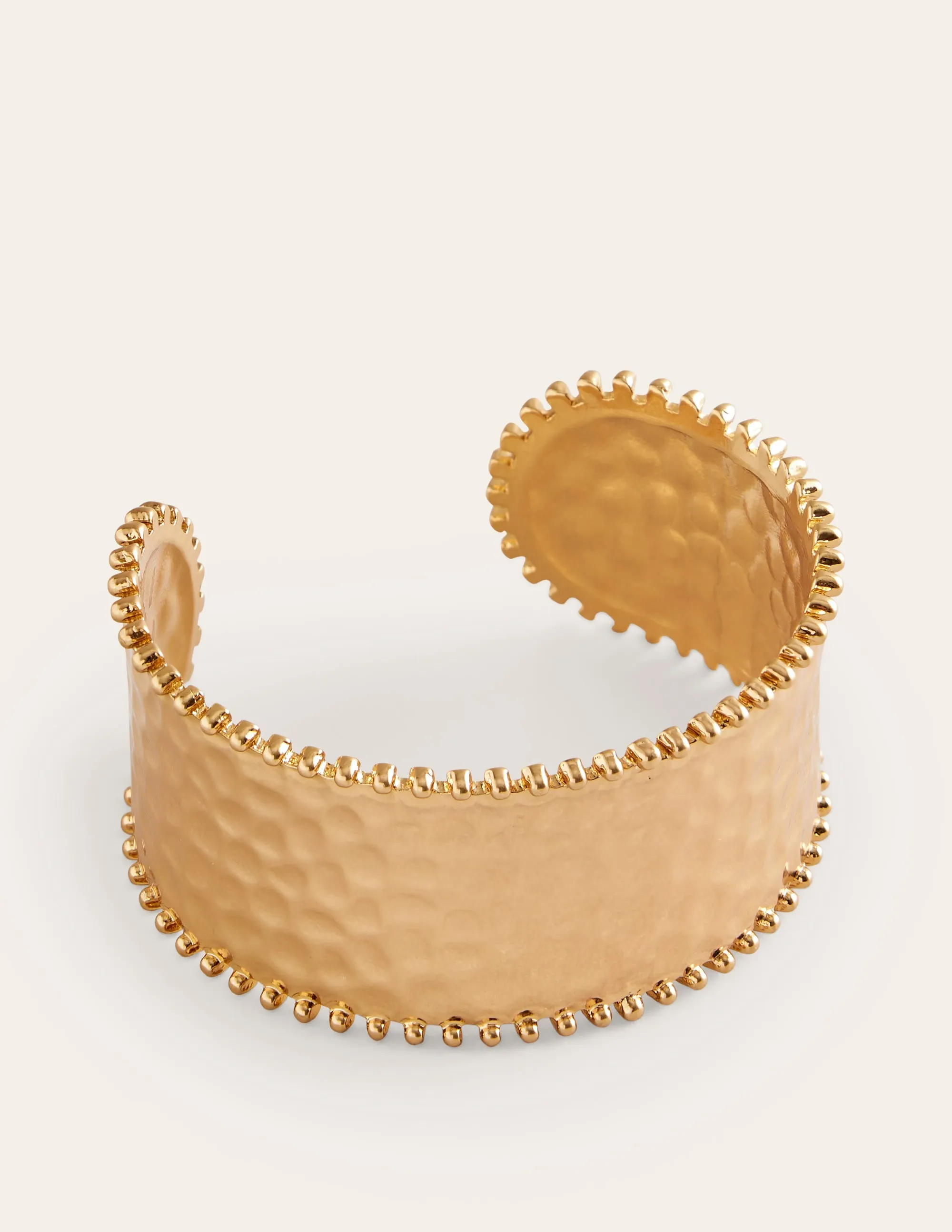 Hammered Cuff Bracelet-Gold