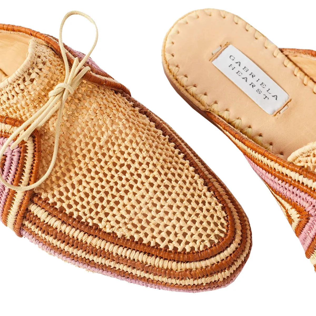 Harriet Raffia Mule