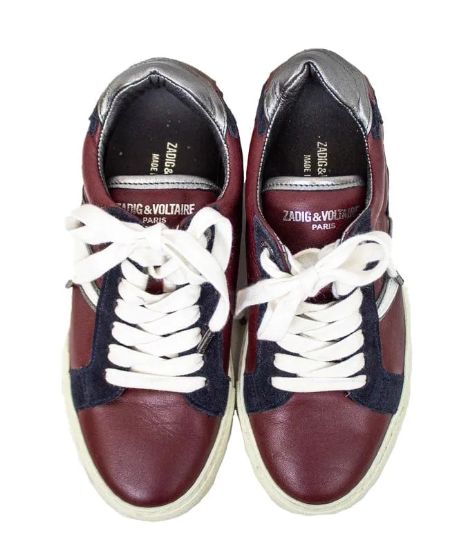 Leather Low Top Sneakers
