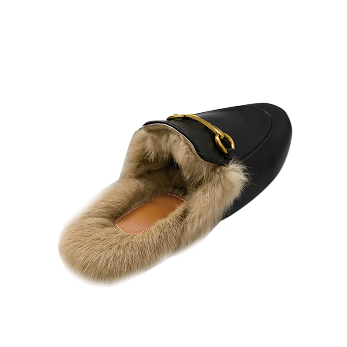 LEURA Basic Flat Scarf Slides Slippers