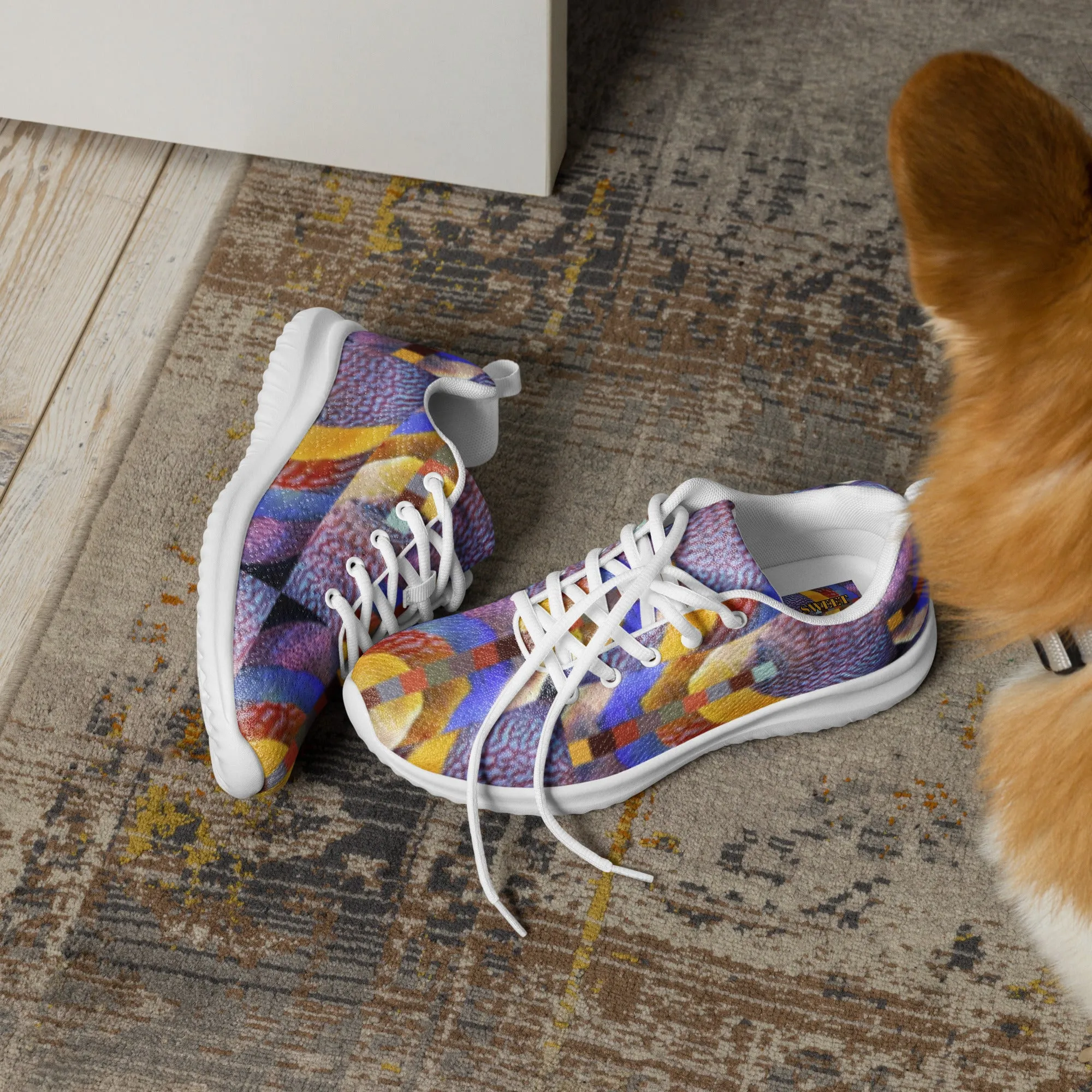 Men’s colorful athletic shoes - Discus Fish
