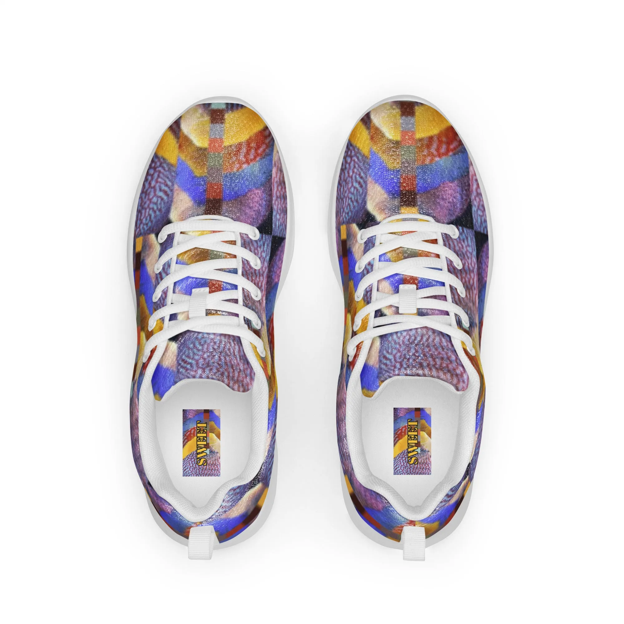 Men’s colorful athletic shoes - Discus Fish