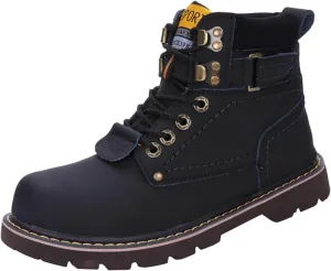 Men's Work Boots Steel Toe Hiking Sneakers Ankle Ladies Women's Workout Shoes Winter Platform Shoes Slip Resistant Safety Hike Grounded Footwear