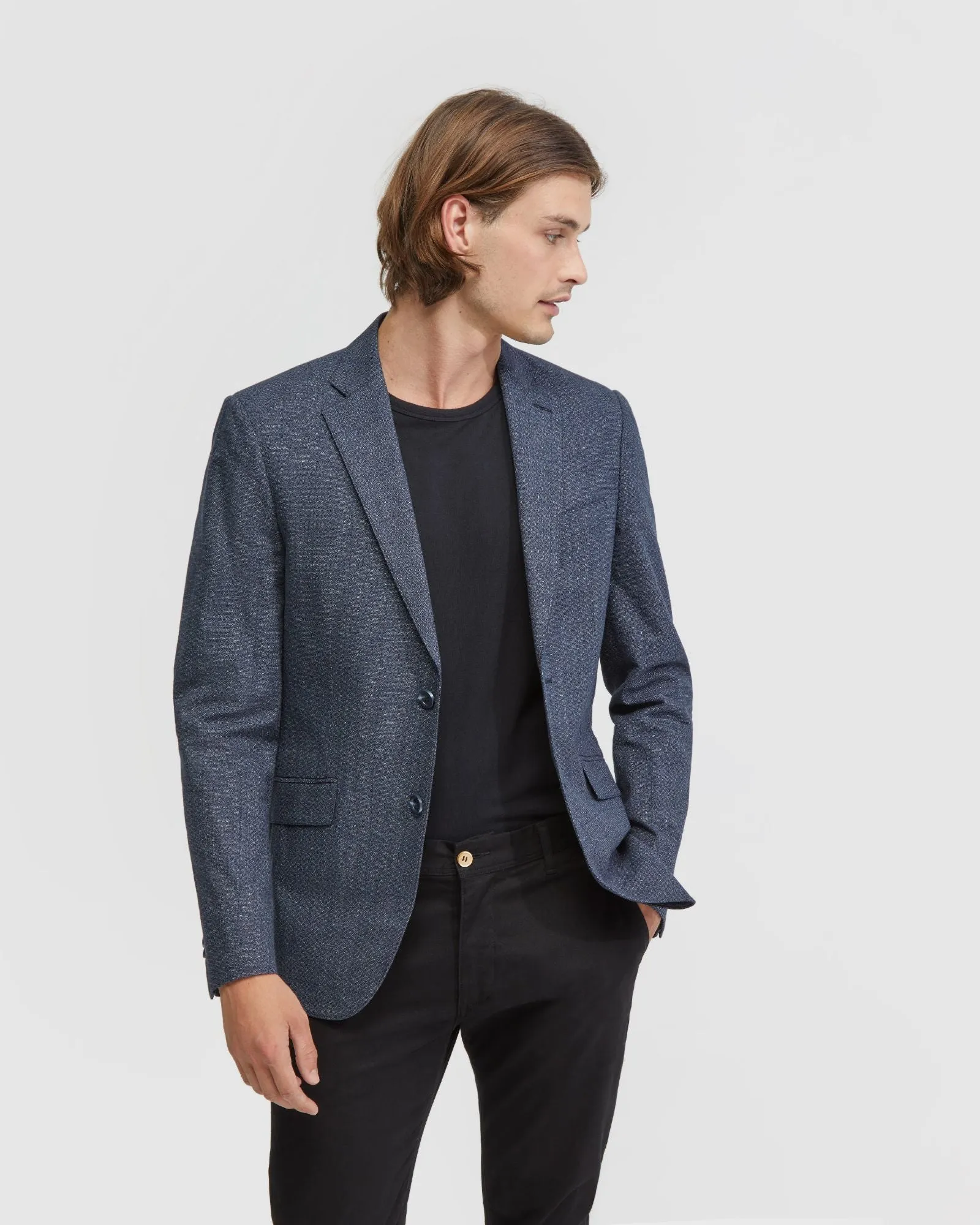 Milton Half Lined Checked Blazer