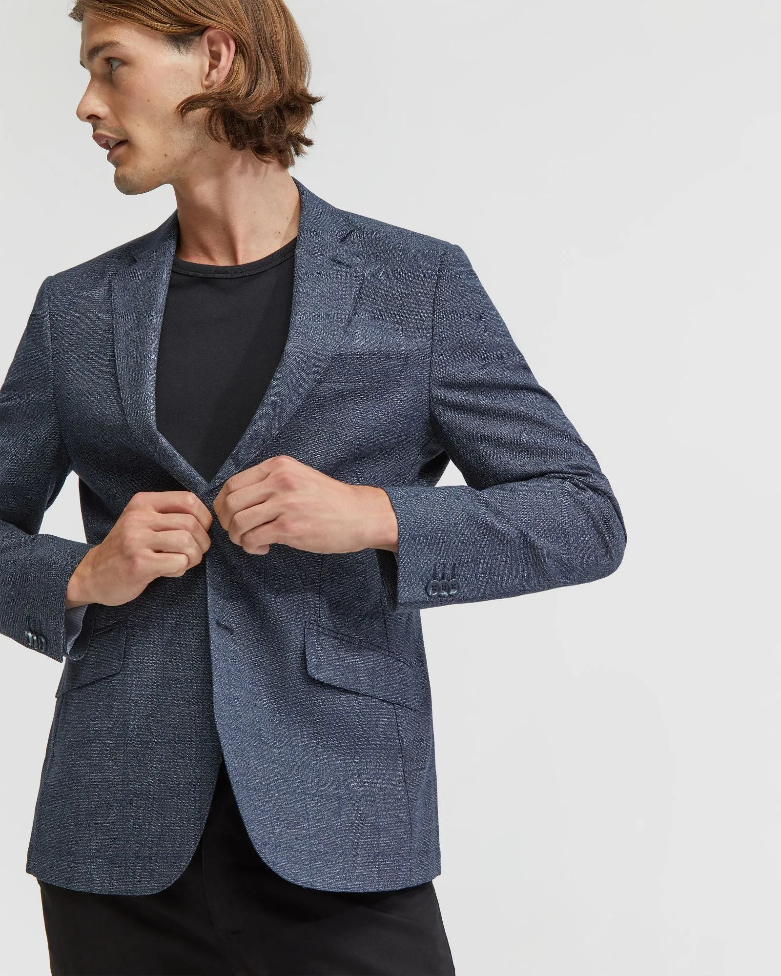 Milton Half Lined Checked Blazer