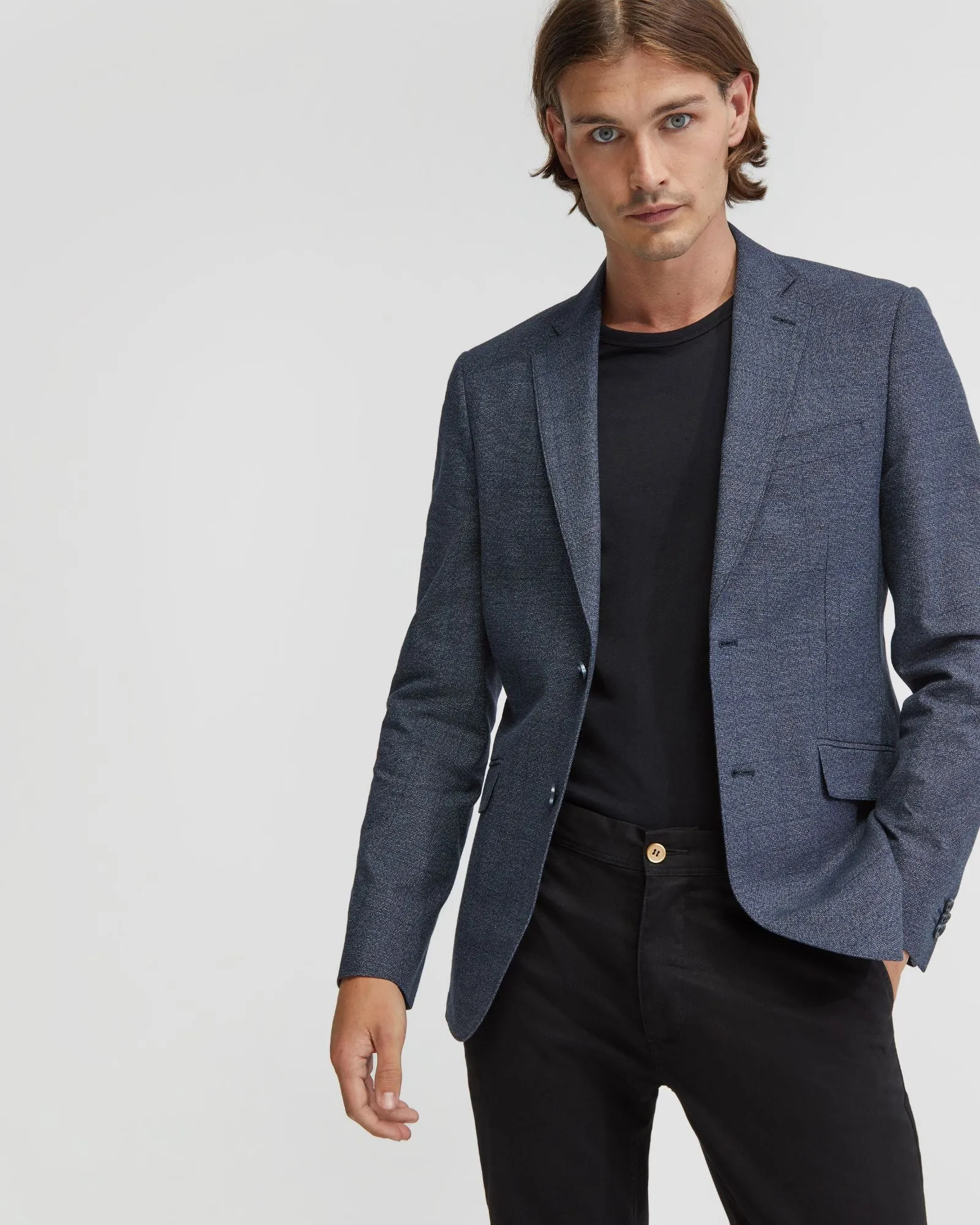 Milton Half Lined Checked Blazer