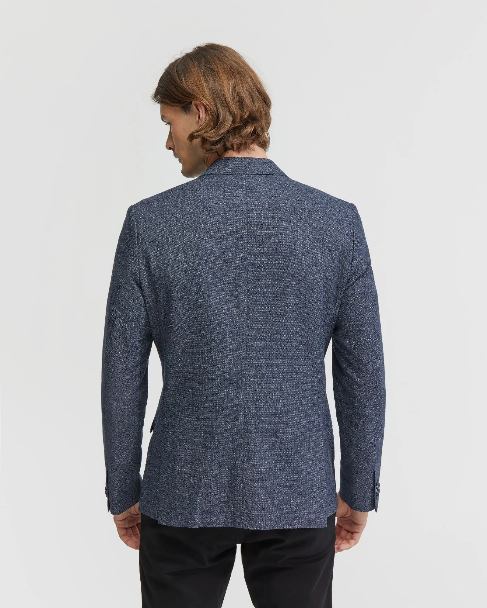Milton Half Lined Checked Blazer