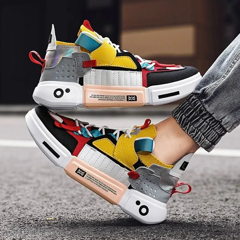 Mixed Colors Sport Sneakers for Men