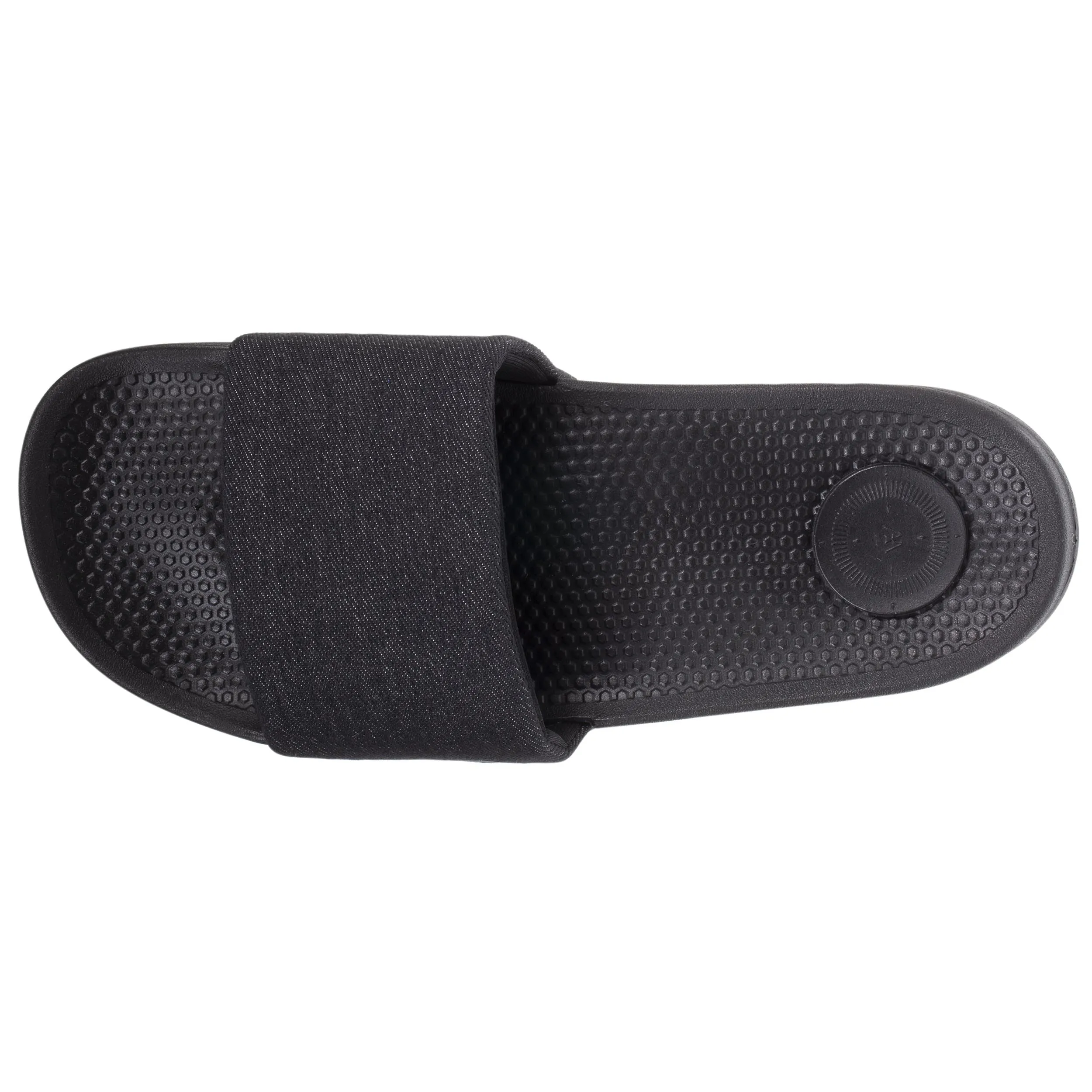 Mules claquettes avec bandeau Homme Noir