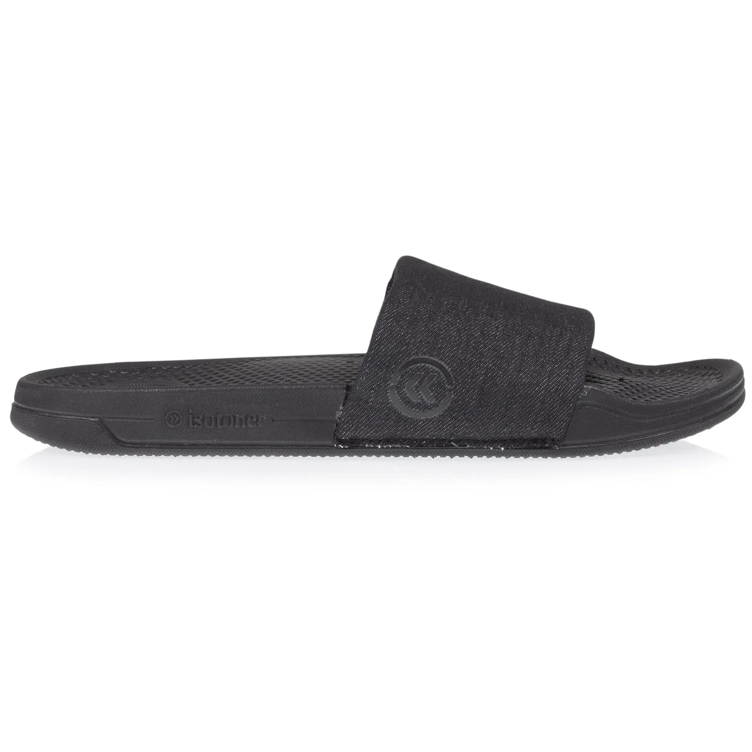 Mules claquettes avec bandeau Homme Noir