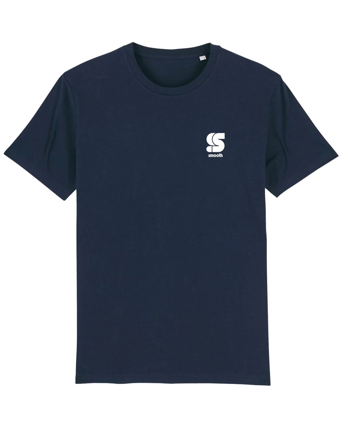 Navy Kids T / S Logo White Front Back Girls