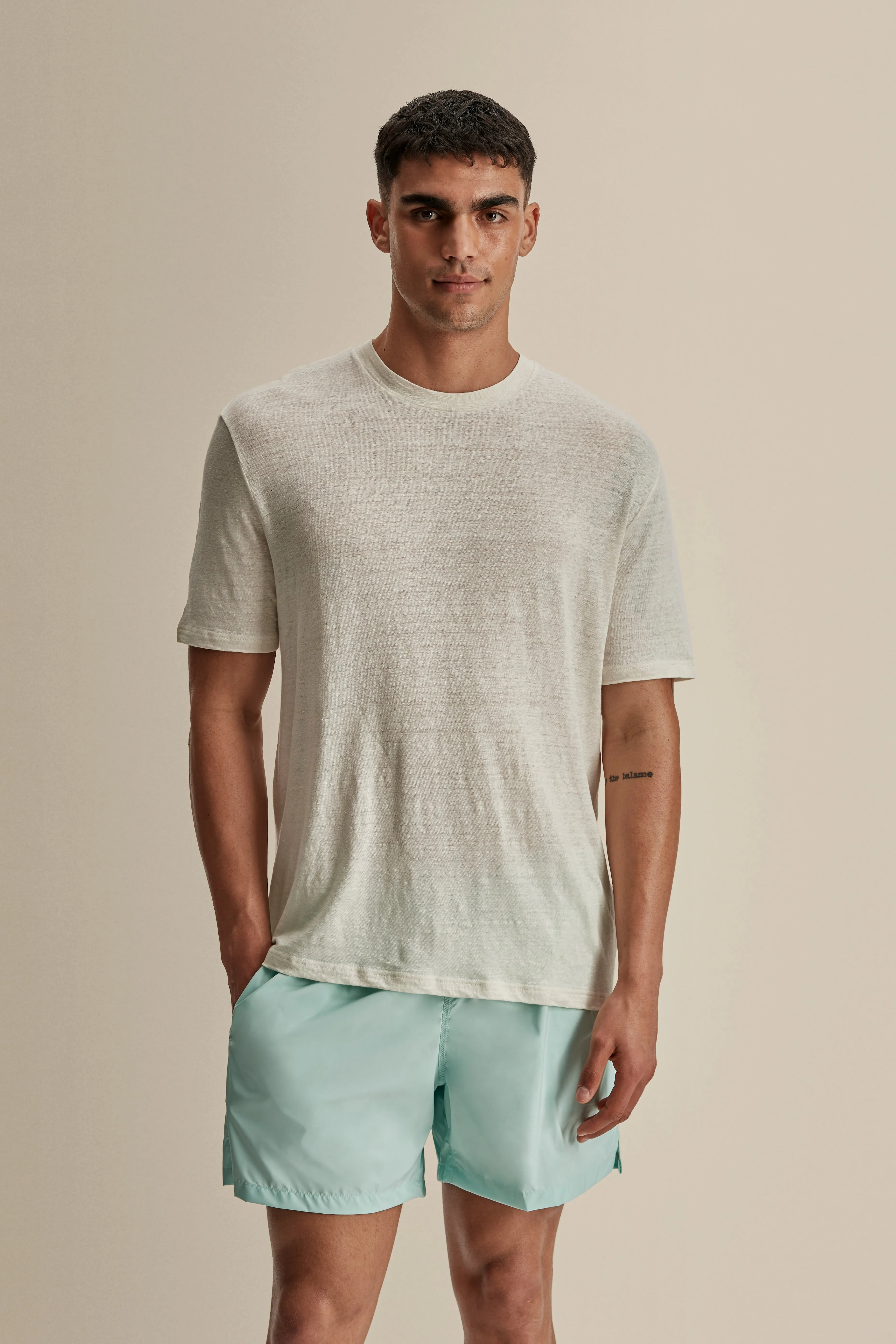 Nylon Mid Length Swim Shorts