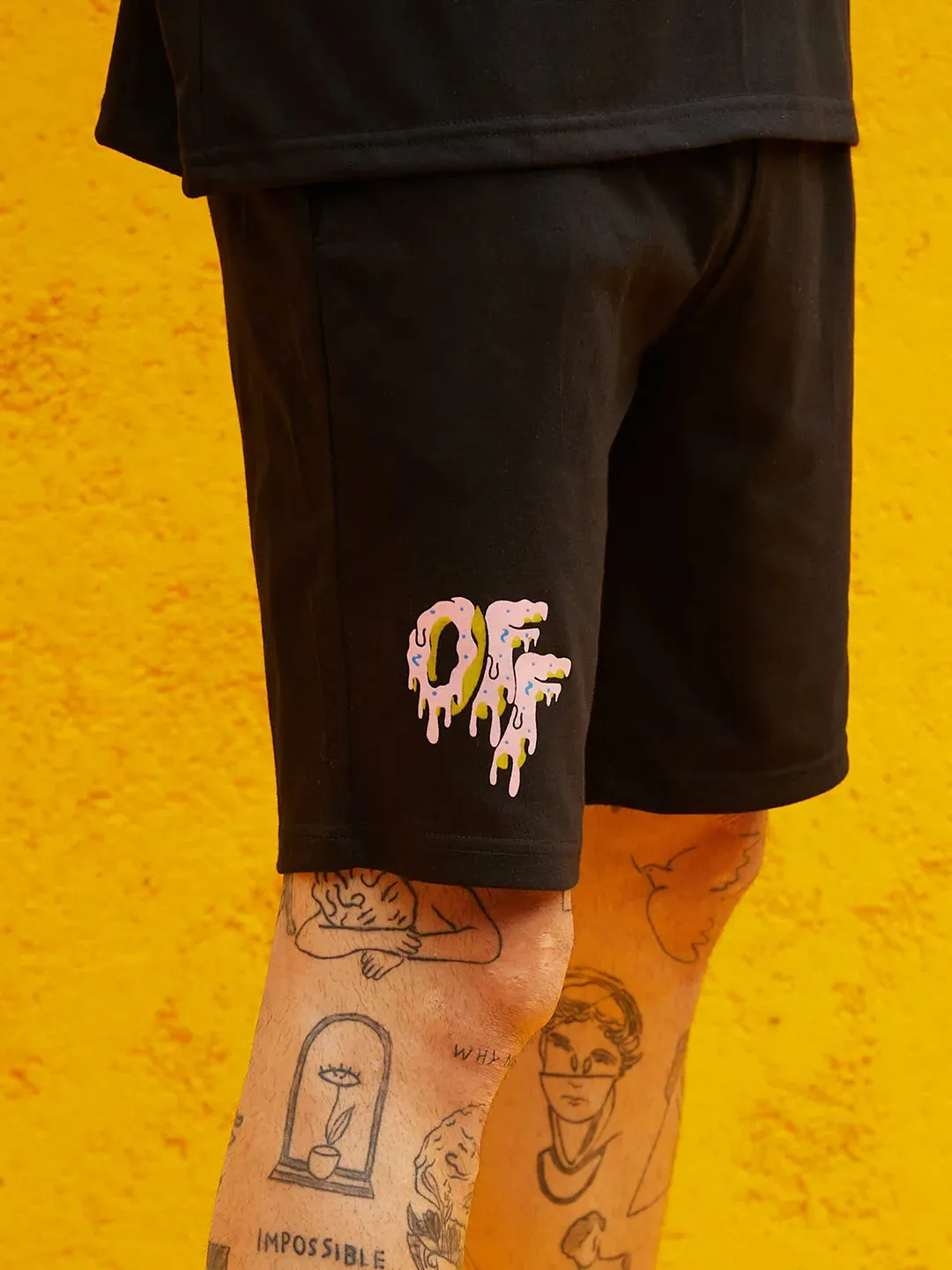 Oversized Black On-Off Co-Ord Set