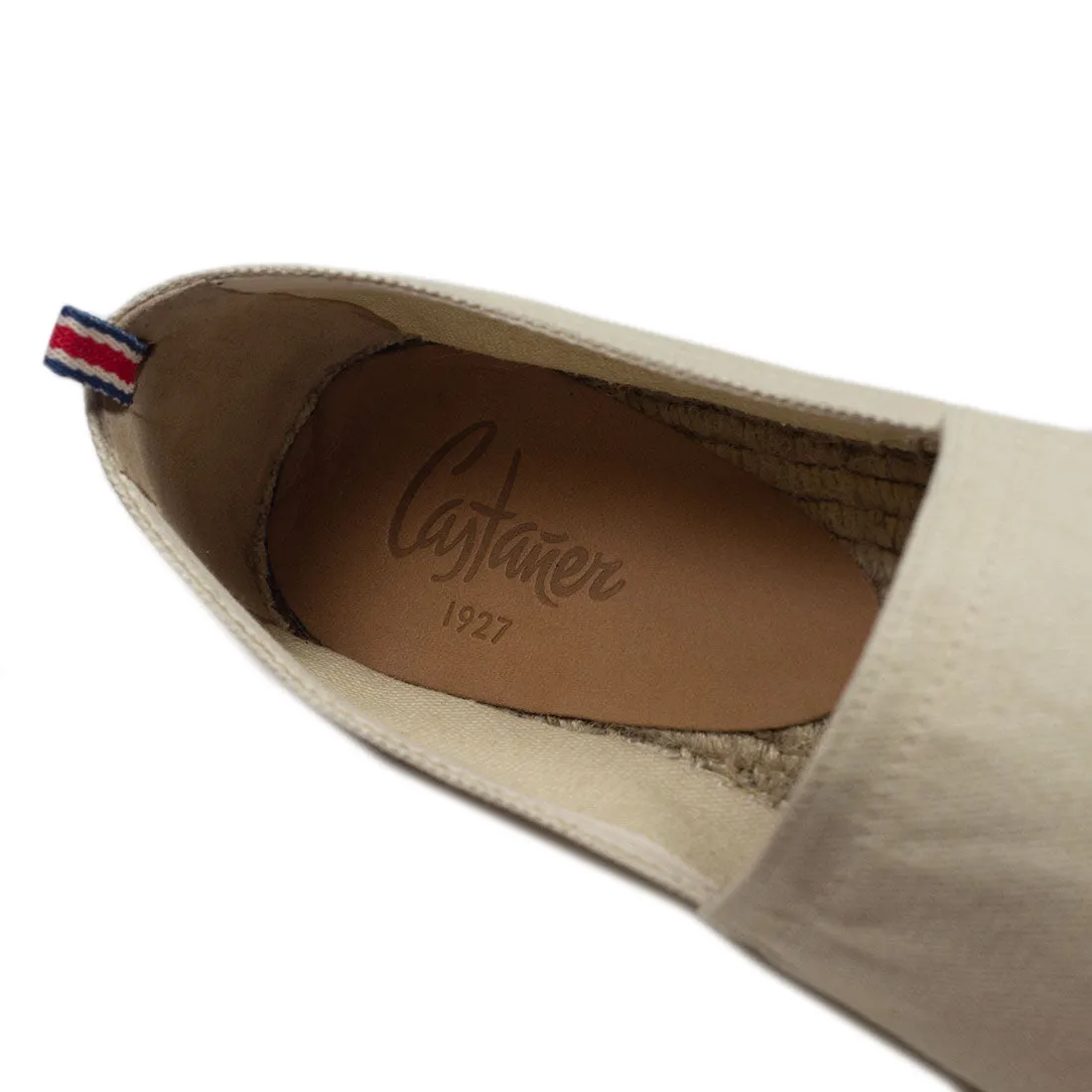 Pablo espadrilles in ivory cotton canvas (restock)