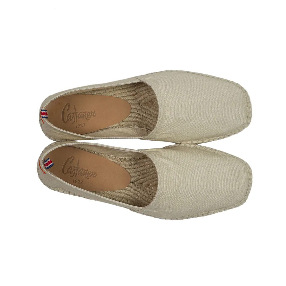 Pablo espadrilles in ivory cotton canvas (restock)