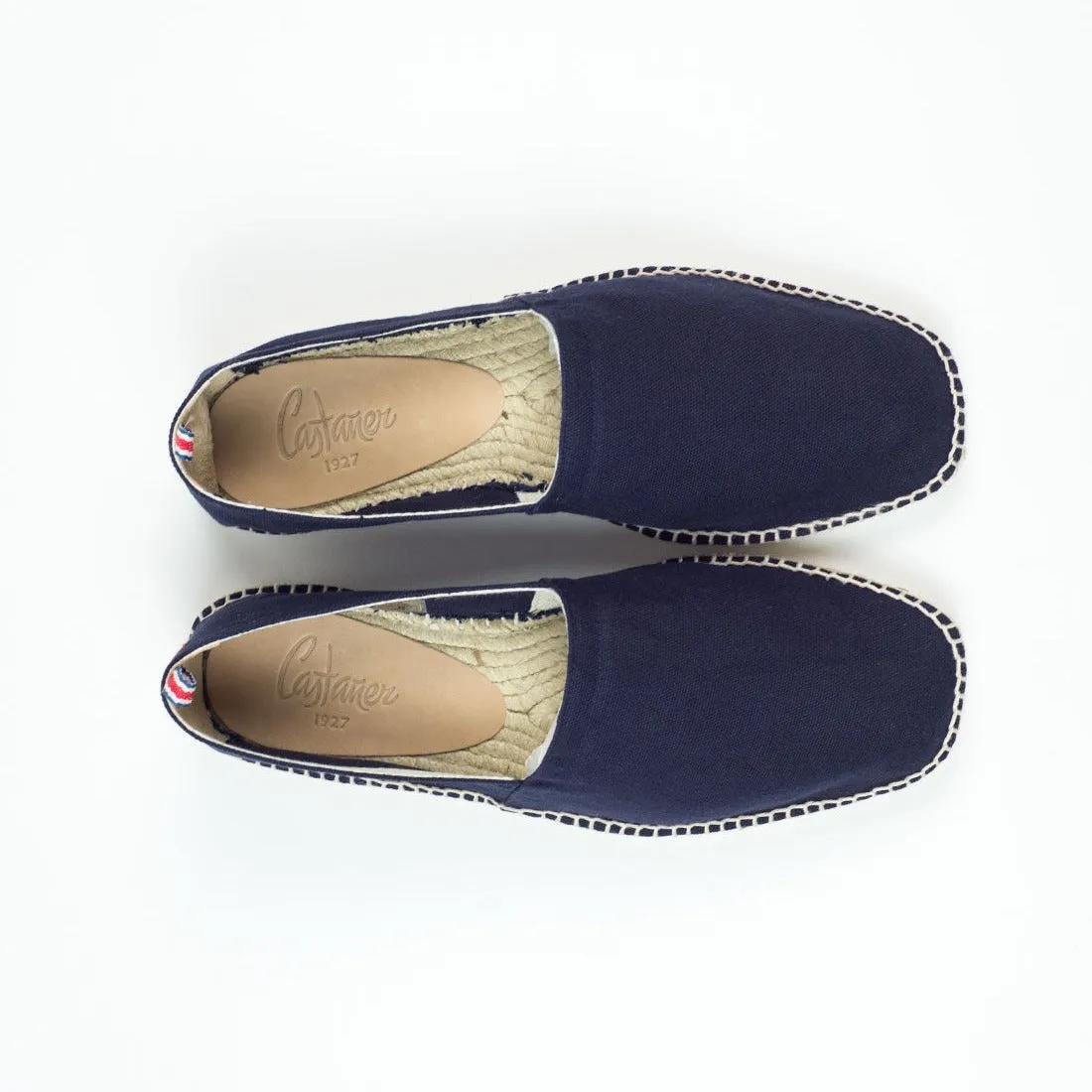 Pablo espadrilles in navy cotton canvas (restock)