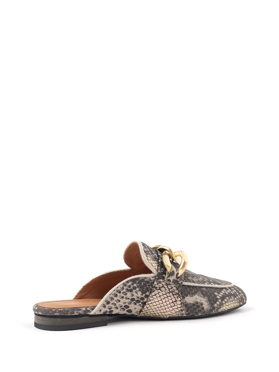 Sammy | Muiltje Snake Goud