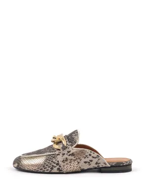 Sammy | Muiltje Snake Goud