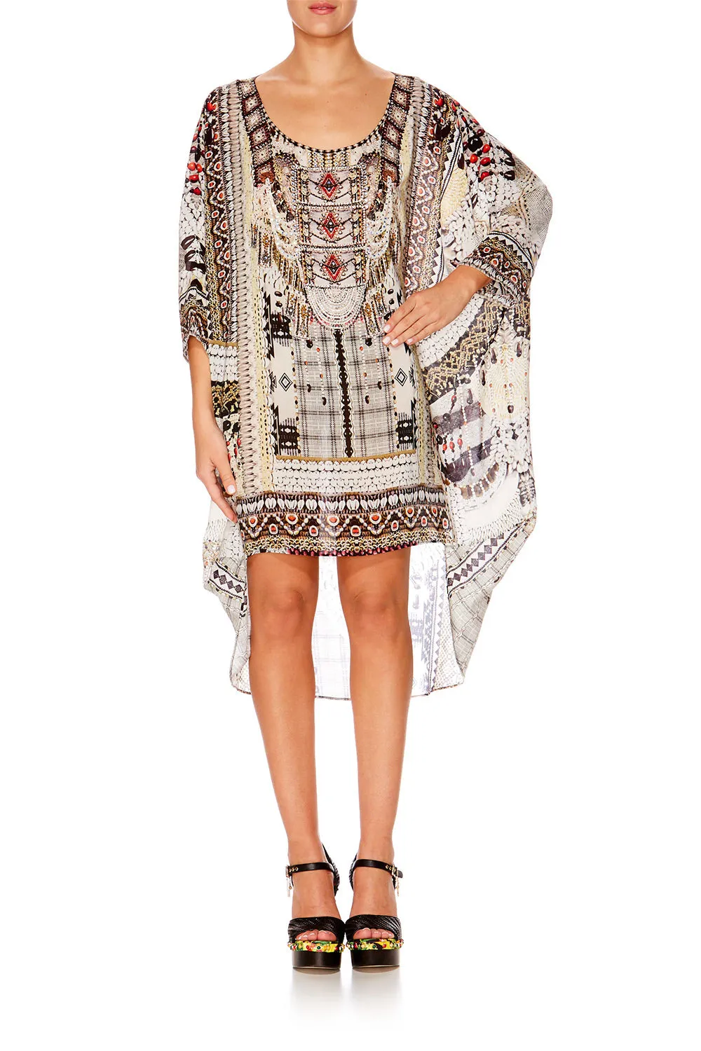 SCOOP BACK HEM DRESS SPELL BOUND