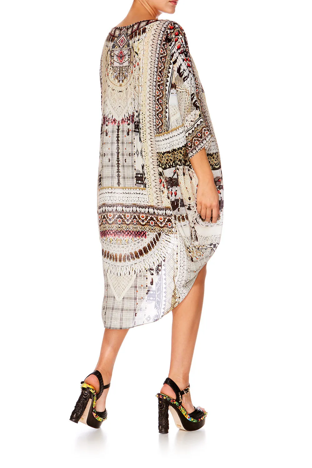 SCOOP BACK HEM DRESS SPELL BOUND