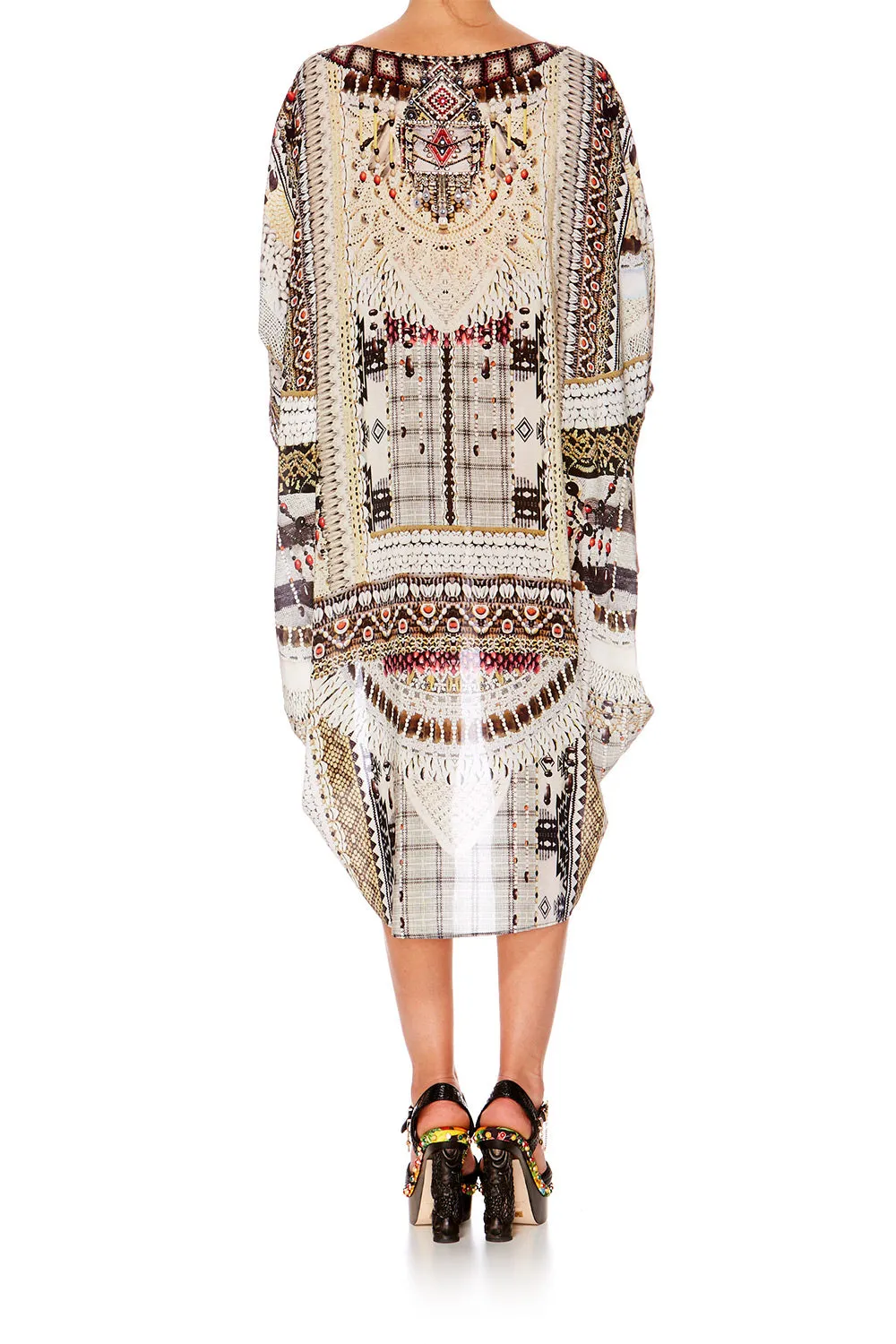 SCOOP BACK HEM DRESS SPELL BOUND