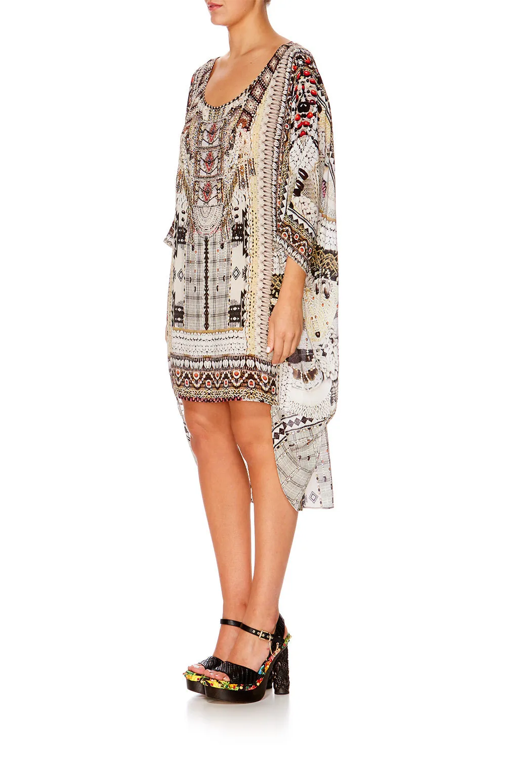 SCOOP BACK HEM DRESS SPELL BOUND