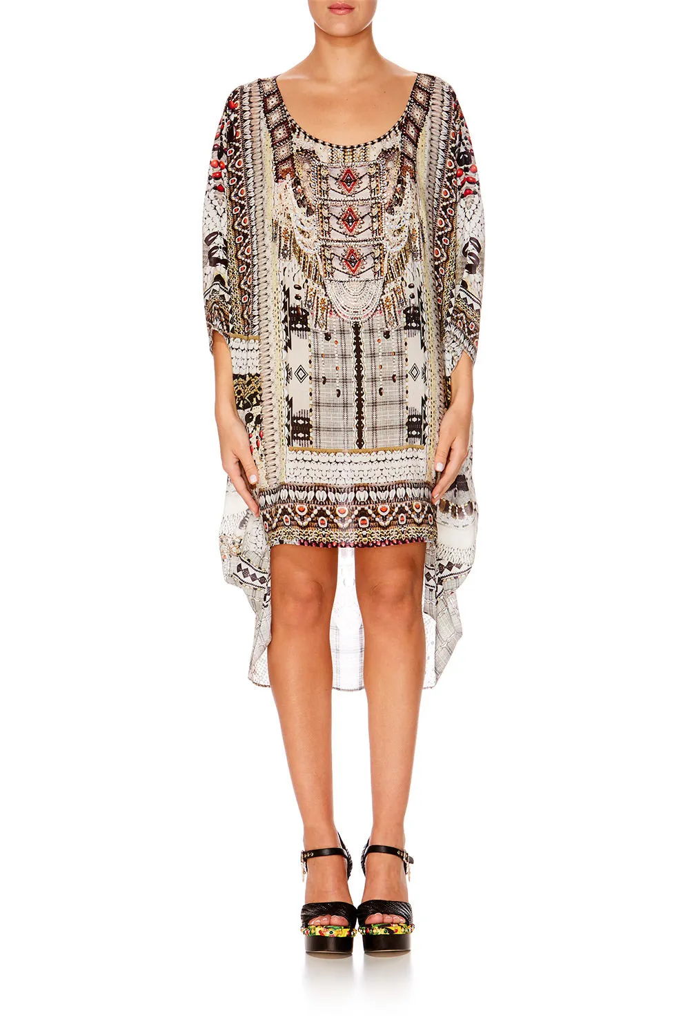 SCOOP BACK HEM DRESS SPELL BOUND