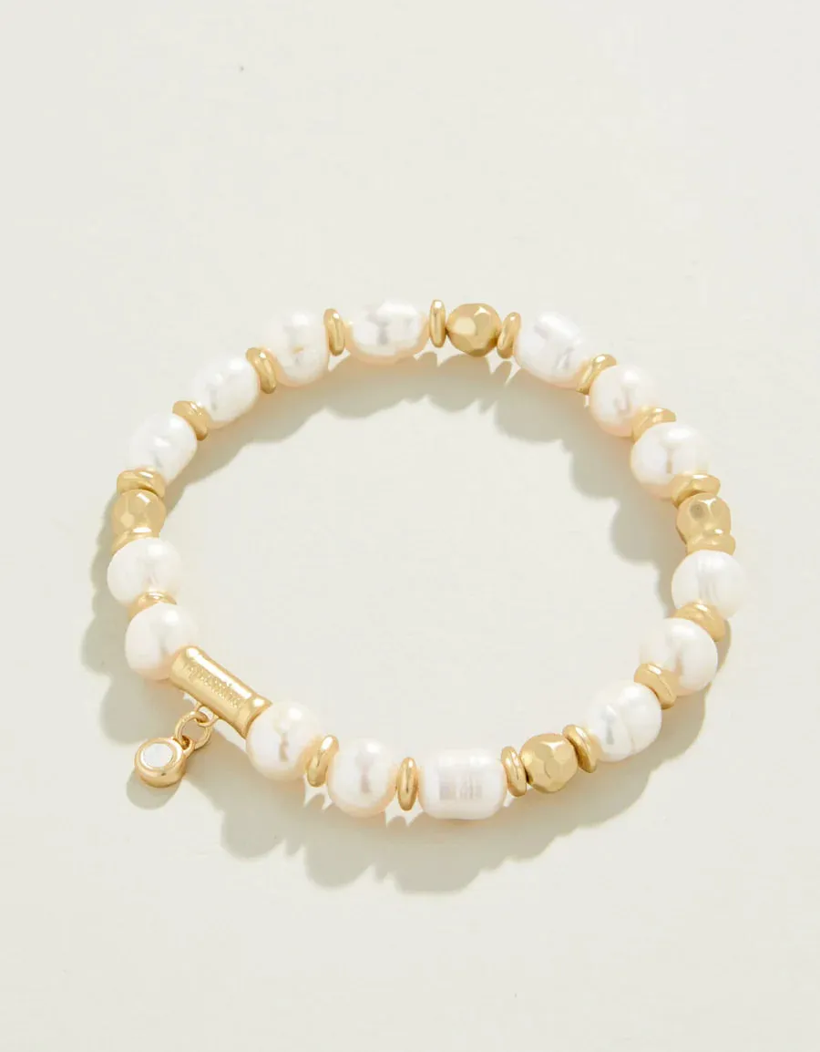 Spartina Pearl Stretch Bracelet 8mm Pearl