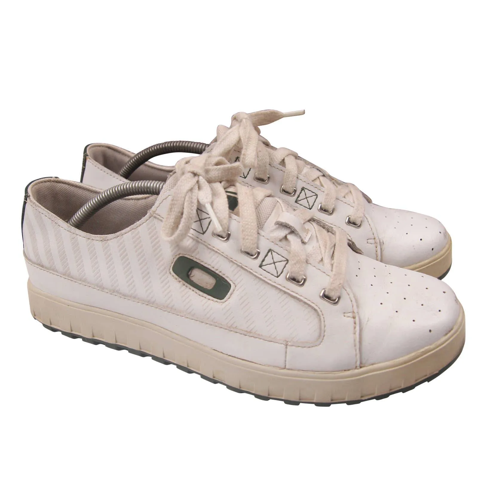 Vintage Oakley Two Barrel Leather Sneakers - 10.5