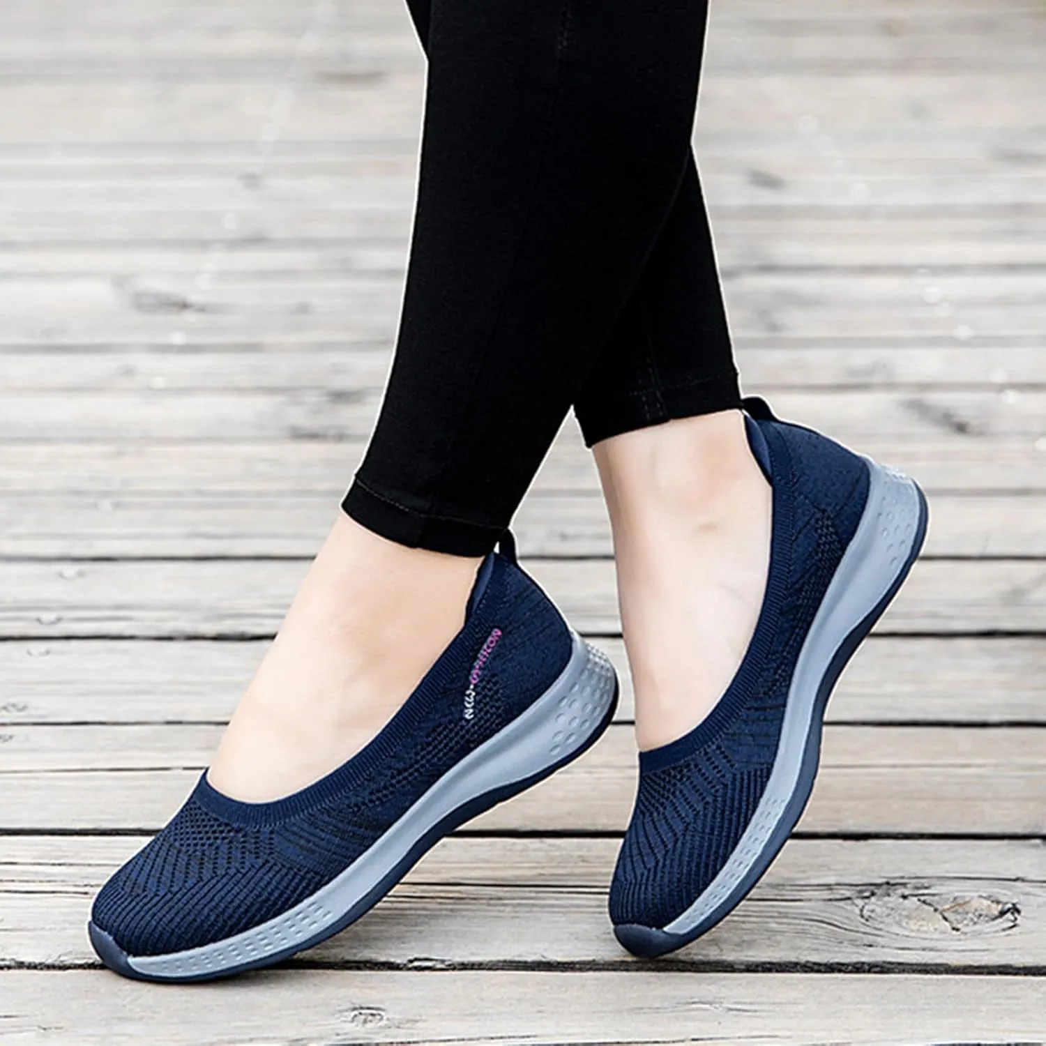 Wide Width Shoes for Women Fashion Training Gym Sneaker Breathable Arch Support Lightweight Sneaker with Wide Toe Box