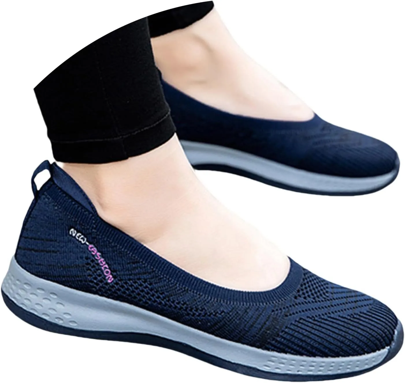 Wide Width Shoes for Women Fashion Training Gym Sneaker Breathable Arch Support Lightweight Sneaker with Wide Toe Box