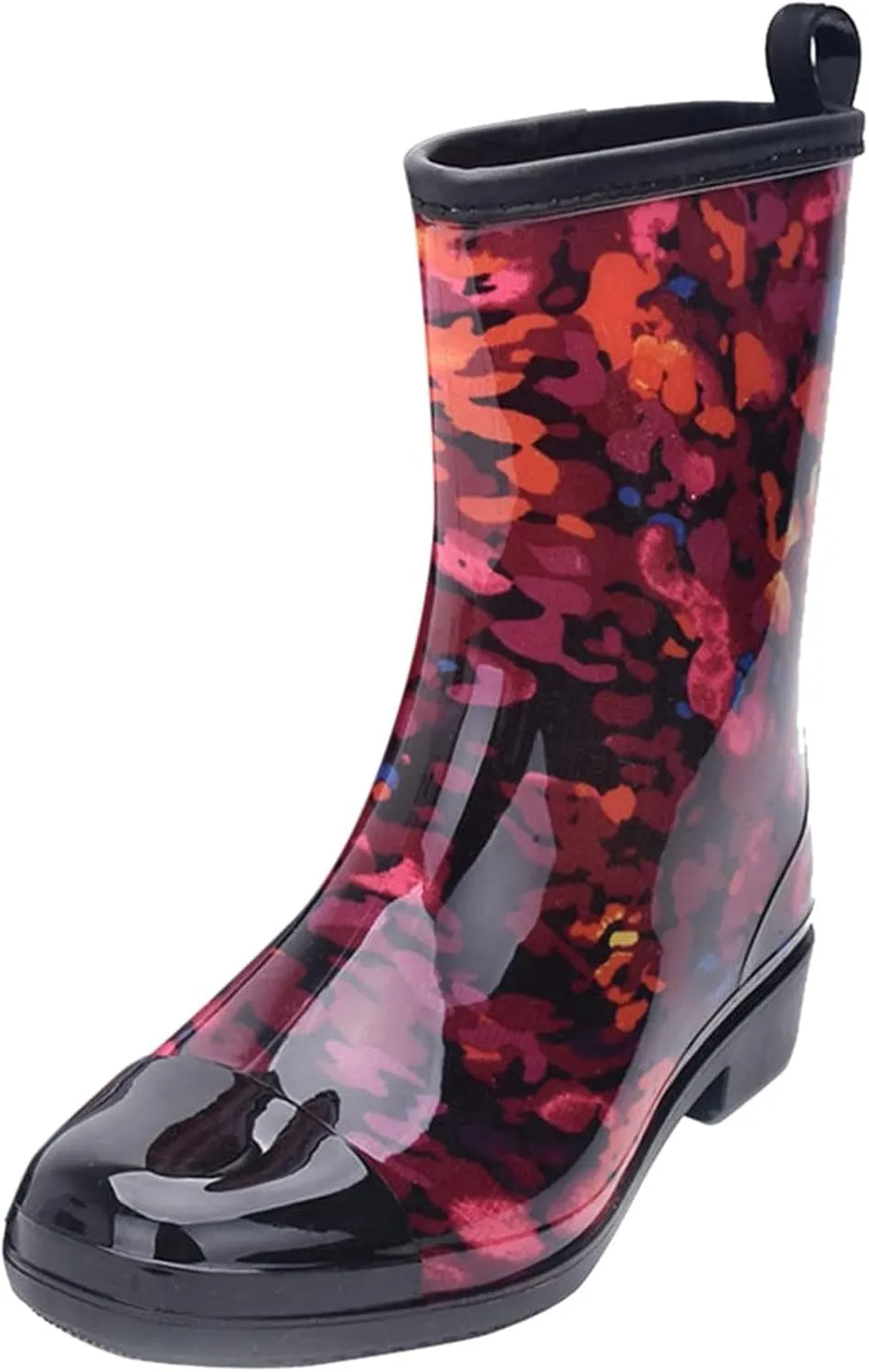 Womens Rain Boots Knee High Mens Grounded Footwear Booties And Ankle Boot Heels Slip On Barefoot Shoes Womens Rain Boots Waterproof Platform Rubber Chelsea Boots