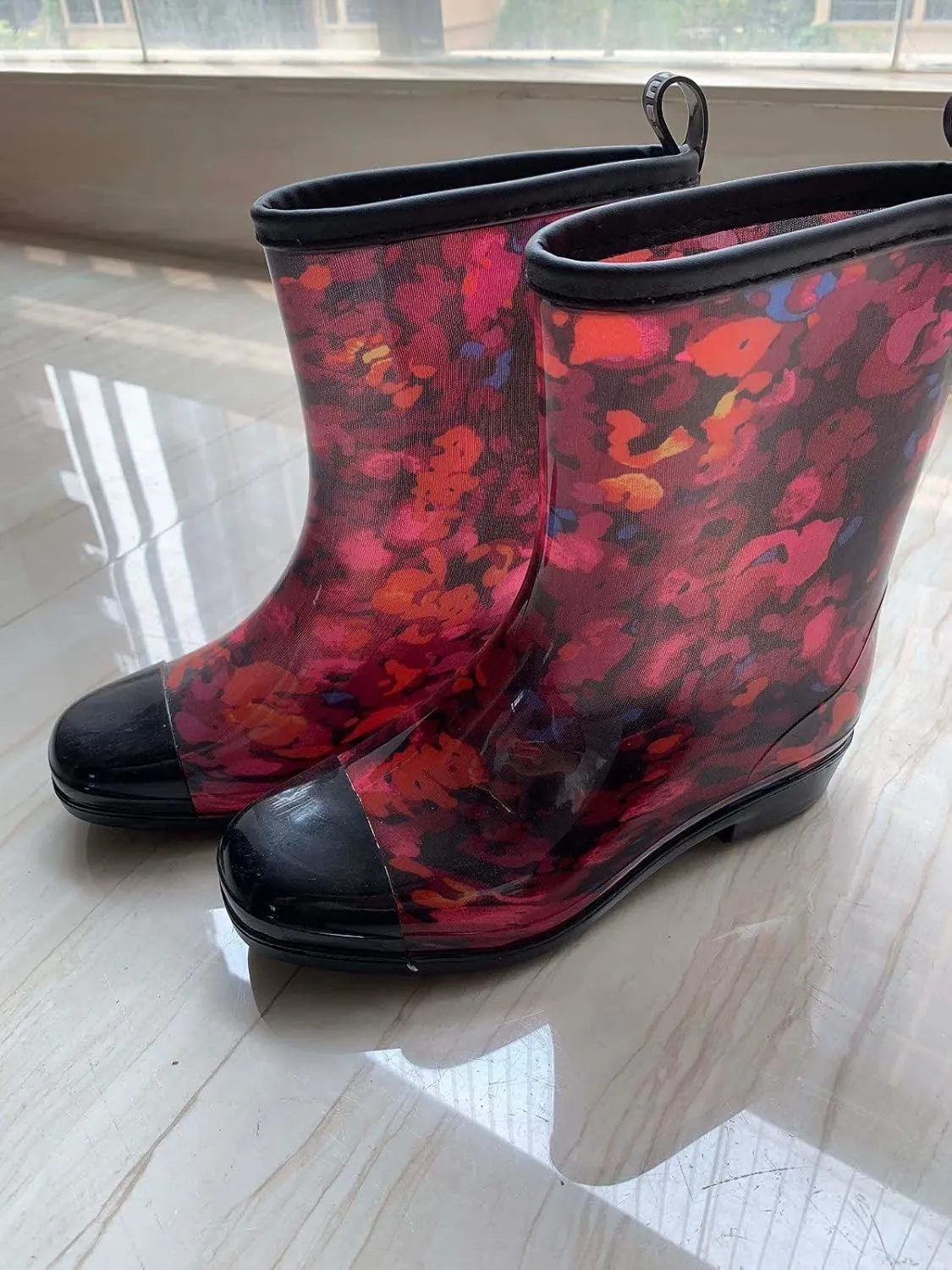 Womens Rain Boots Knee High Mens Grounded Footwear Booties And Ankle Boot Heels Slip On Barefoot Shoes Womens Rain Boots Waterproof Platform Rubber Chelsea Boots