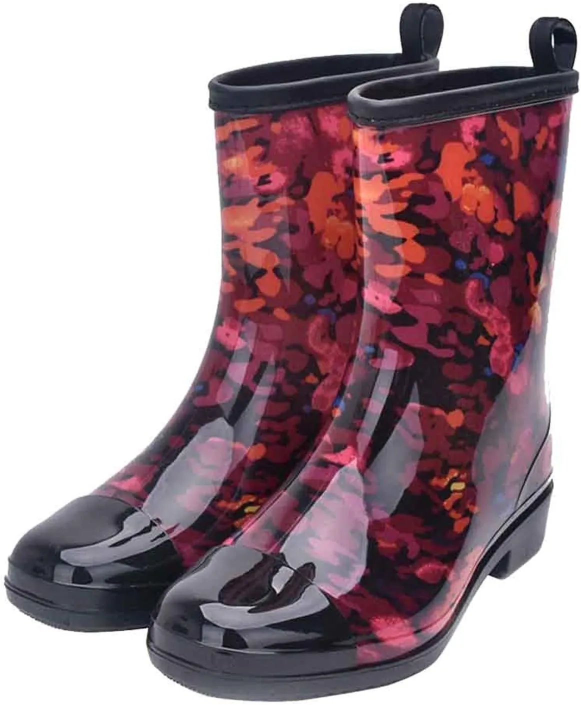 Womens Rain Boots Knee High Mens Grounded Footwear Booties And Ankle Boot Heels Slip On Barefoot Shoes Womens Rain Boots Waterproof Platform Rubber Chelsea Boots